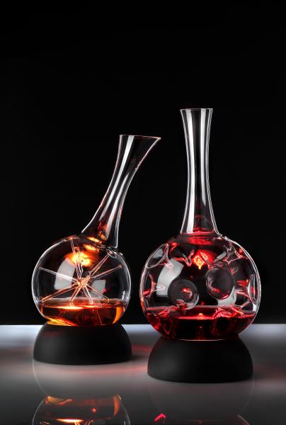 LED-Beleuchteter Silikonring, Netzstecker Europa (Dekanter nicht enthalten)